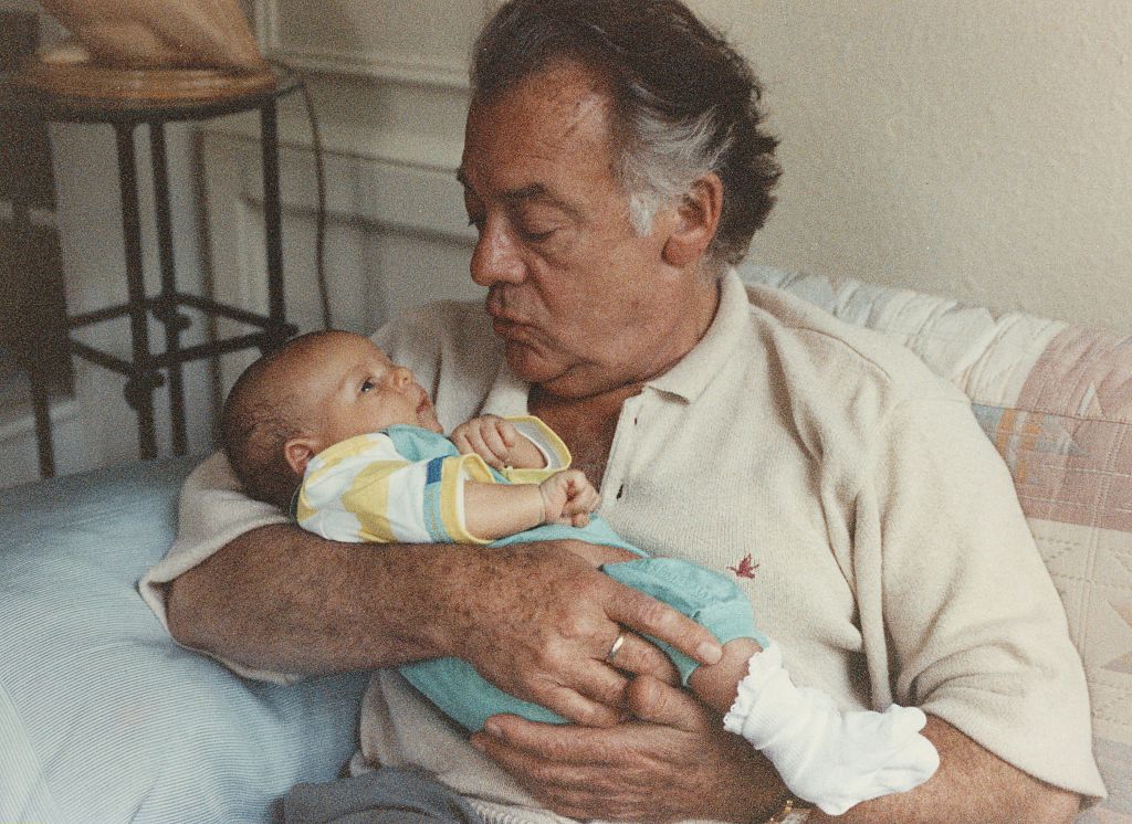 Klausjuergen Wussow Schauspieler D - mit Sohn Benjamin - Story