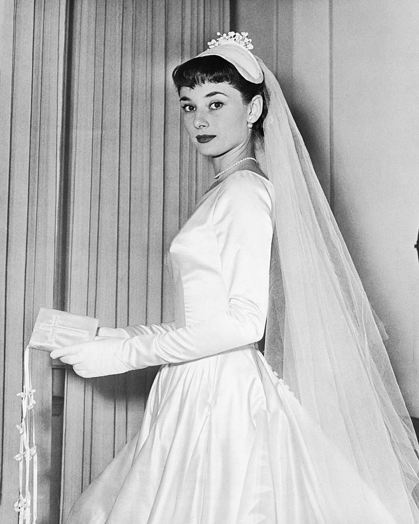 Audrey Hepburn In Her Wedding Gown - Story