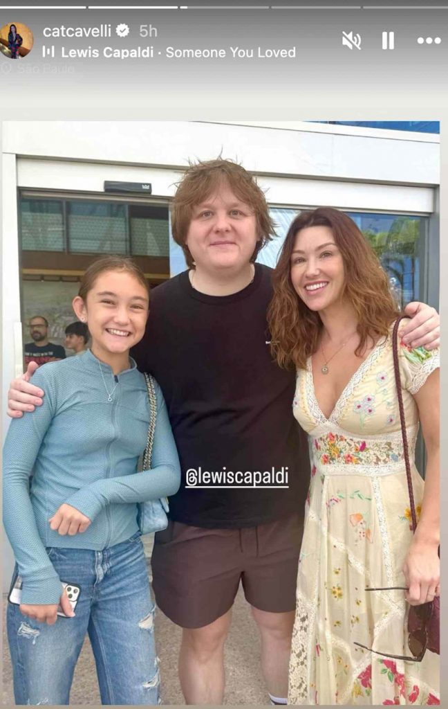 Catherine Harding is praising Lewis Capaldi for the way he treated her daughter Ada Law - Story